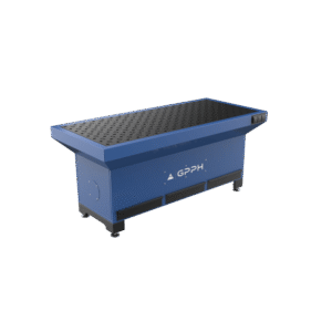 GPPH Schleif- und Schweißwerkbank Untergestell 1870 x 770 mm, Durchlassweite 28 mm, Maschenweite 100 x 100 mm