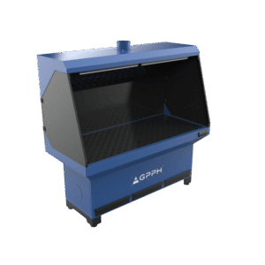 GPPH Stanowisko Szlifiersko-Spawalnicze Podstawa z odciągiem górnym 1870x770 mm fi28 mm siatka 100x100 mm
