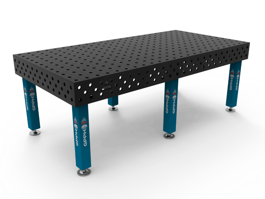 Stół spawalniczy PRO 2400x1200 mm - na stopach