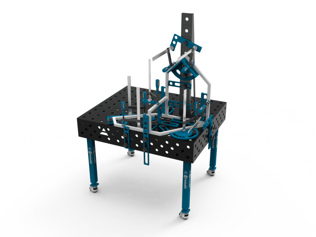 Stół spawalniczy ECO z konstrukcją przestrzenną