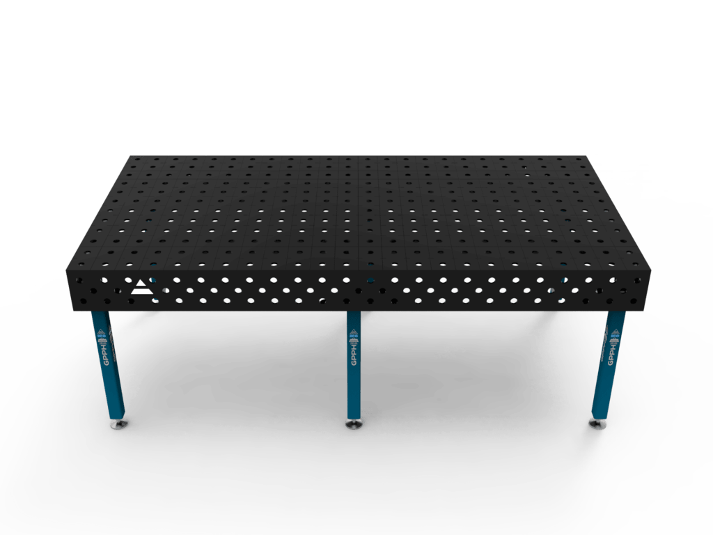 Stół spawalniczy ECO 2400 x 1200 mm z nogami na stopach