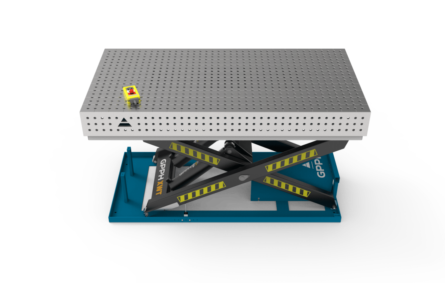Podnoszony stół spawalniczy XWT INOX 2000x1000mm