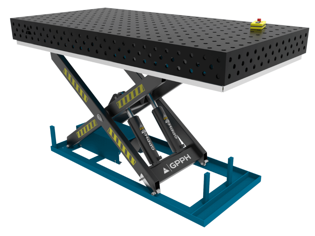 Podnośnik nożycowy ze stołem 2400x1200mm