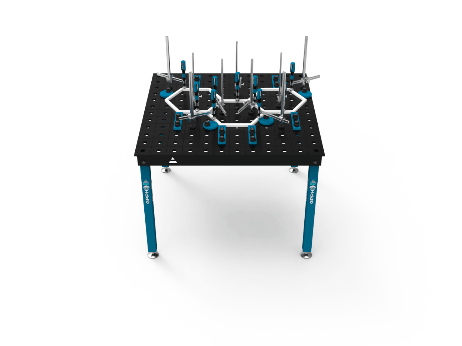 Mesa de soldadura y montaje BASIC con estructura