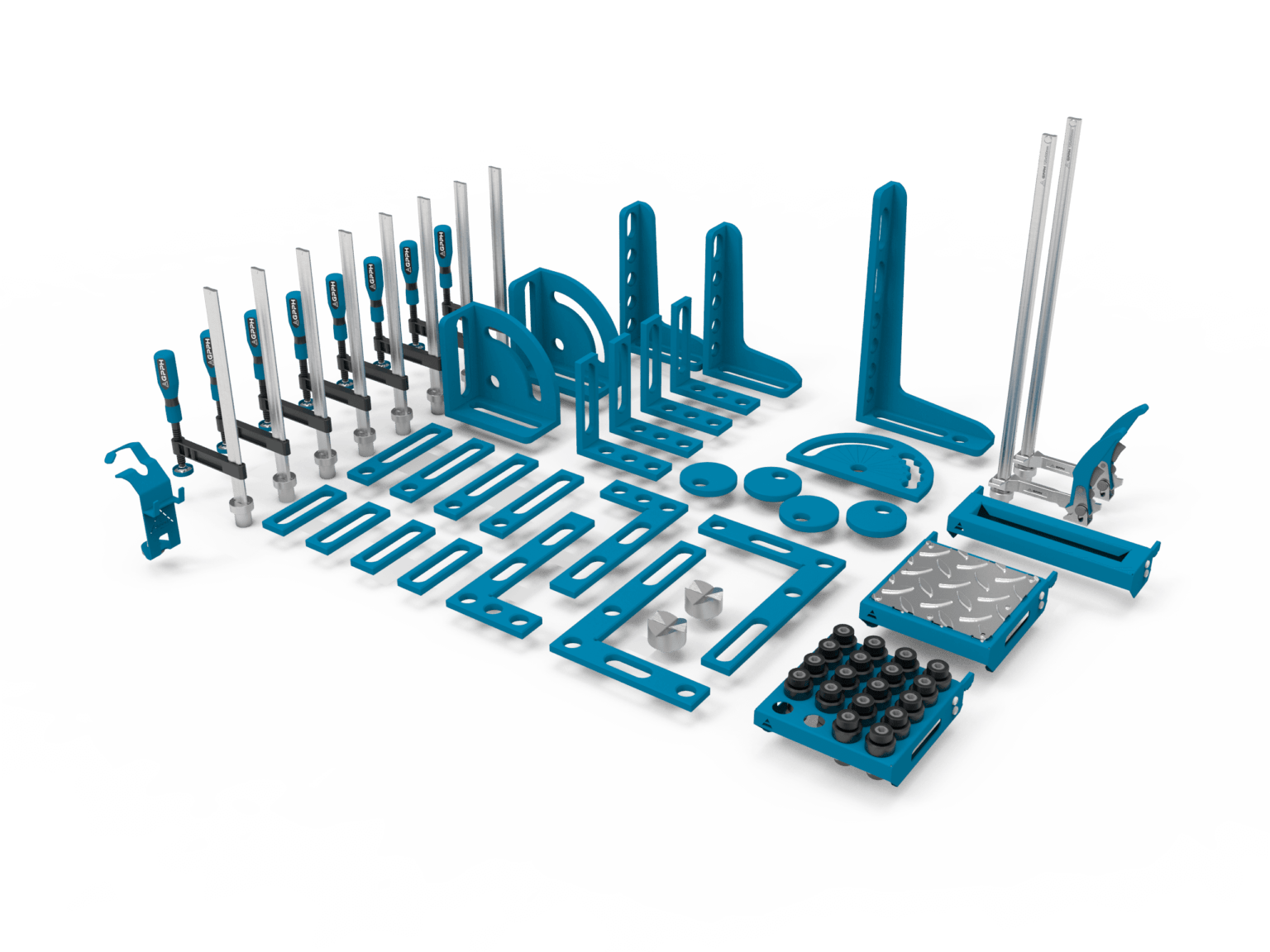 Zestaw narzędzi nr 3 PRO - 60 elementy do stołów spawalniczych z serii PRO