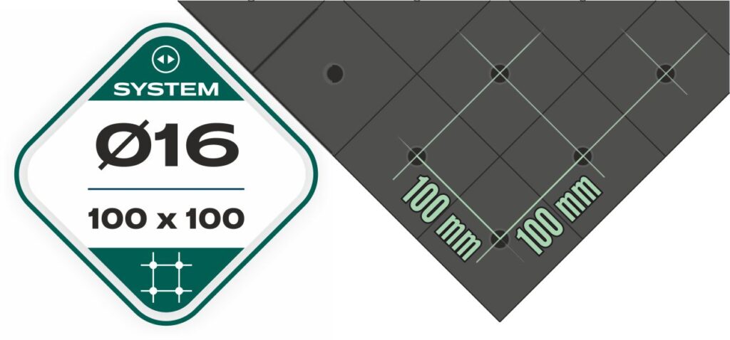 Πλέγμα fi16, 100x100mm στο τραπέζι συγκόλλησης της σειράς GPPH SMART
