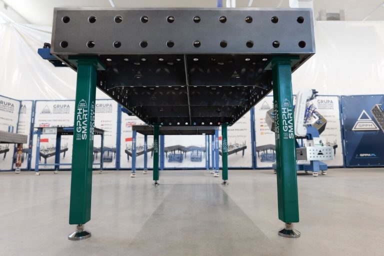 Ożebrowanie stołu spawalniczego GPPH SMART 12 o wymiarze 2000x1000 mm