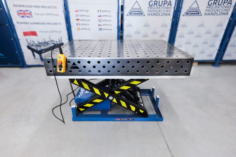Table de soudage avec système de levage hydraulique (XWT) 