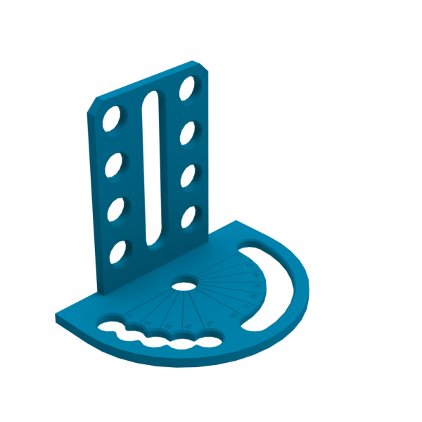 Kątomierz przestrzenny 180x260x225 Prawy