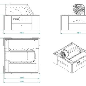 IQ Air Flow Welding hood with fan 1200x1200 mm technical documentation