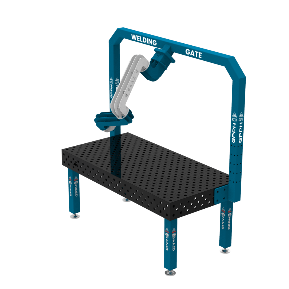 GPPH Welding Gate Uchwyt do stołu spawalniczego dla cobota 45°