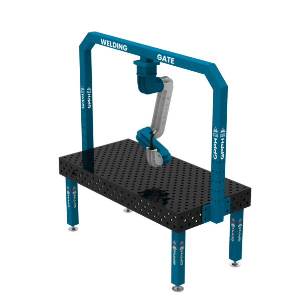 GPPH Welding Gate Uchwyt do stołu spawalniczego dla cobota 90°