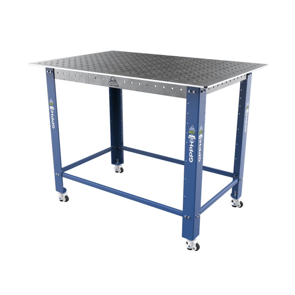 Stół Spawalniczy DIY na kołach 1200x800 mm fi16 mm siatka 50x50 mm