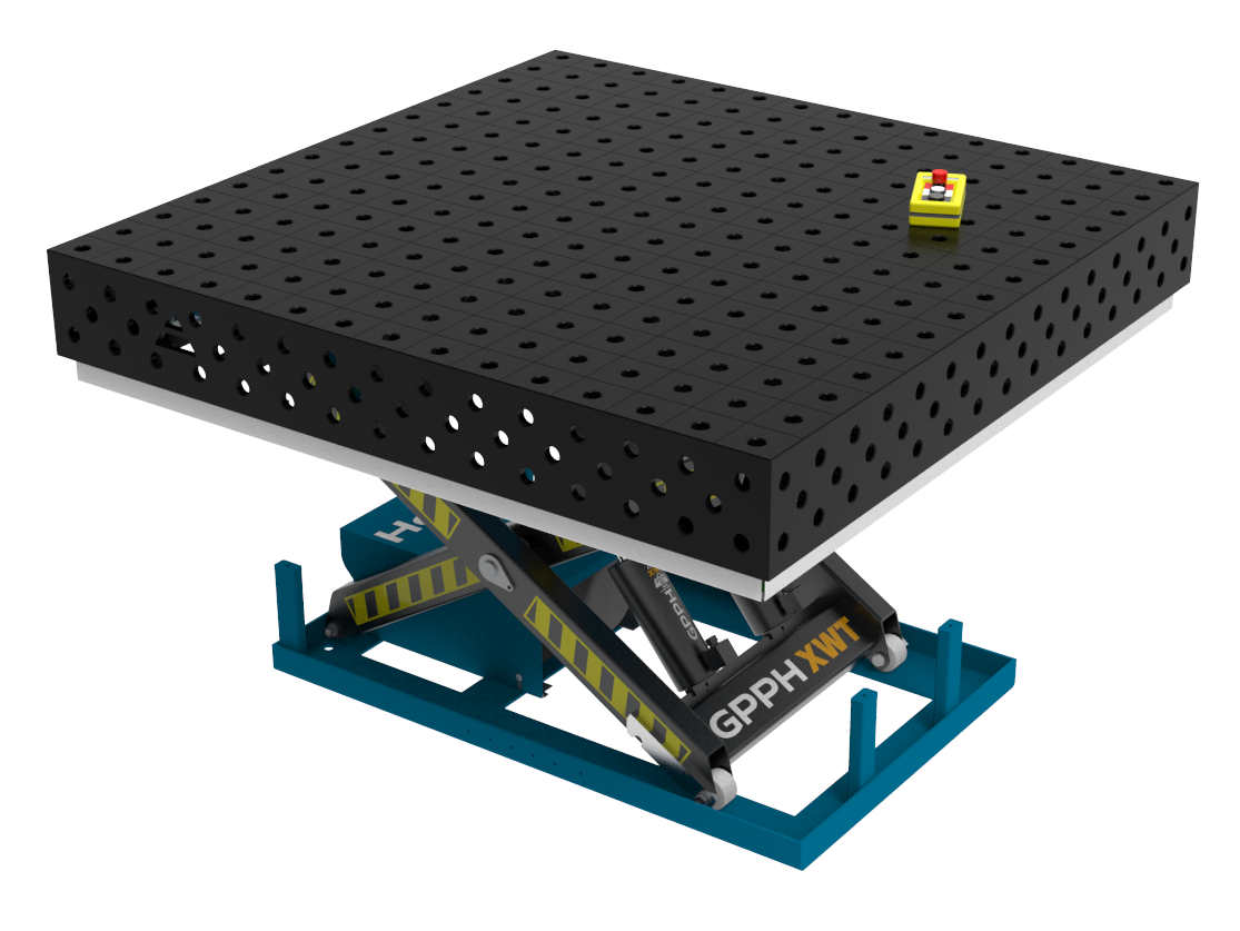 Stół Spawalniczy ECO 1500x1480 mm z hydraulicznym systemem podnoszenia