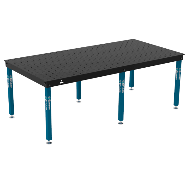 Stół Spawalniczy BASIC Rozmiar - 2400x1200mm, Siatka - 100x100mm, System - Φ16, Nogi - Na stopach