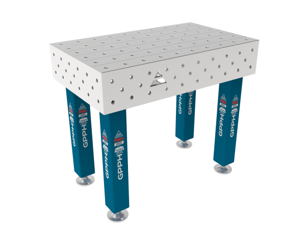 Stół Spawalniczy PRO INOX Rozmiar - 1000x600mm, Siatka - 100x100mm, System - Φ16, Nogi - Na stopach