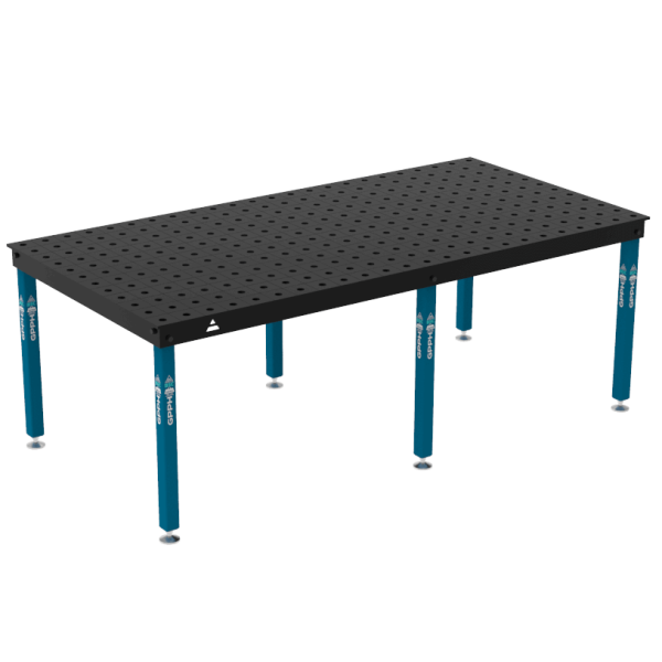 Stół Spawalniczy BASIC Rozmiar - 2400x1200mm, Siatka - 100x100mm, System - Φ28, Nogi - Na stopach