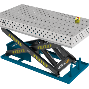Stół Spawalniczy PRO INOX 2000x1000 mm z hydraulicznym systemem podnoszenia, system 28, siatka 100x100mm
