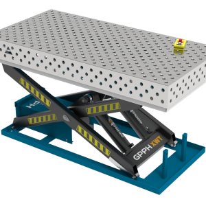 Stół Spawalniczy PRO INOX 2000x1000 mm z hydraulicznym systemem podnoszenia, system 28, siatka diagonalna