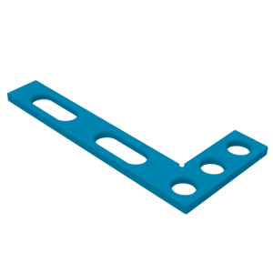 Winkiel płaski 320x150mm, System - Φ28, Seria - PLUS
