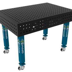 Stół Spawalniczy PLUS Rozmiar - 1200x800mm, Siatka - 50x50mm, System - Φ16, Nogi - Na kołach