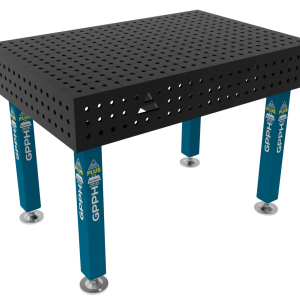 Stół Spawalniczy PLUS Rozmiar - 1200x800mm, Siatka - 50x50mm, System - Φ16, Nogi - Na stopach