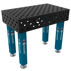 Welding Table PRO Size - 1000x600mm, Grid - diagonal, System - Φ28, Legs - On feet