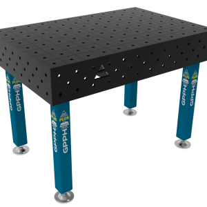 Stół Spawalniczy PLUS Rozmiar - 1200x800mm, Siatka - 100x100mm, System - Φ16, Nogi - Na stopach