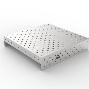 Stainless steel cover plate 1000x1000 in diagonal mesh, fi16