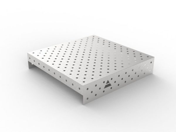 Stainless steel cover plate 1000x1000 in diagonal mesh, fi16