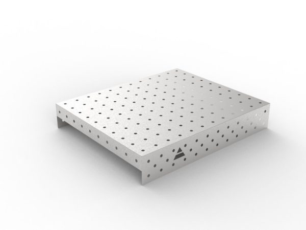 Stainless steel cover 1200x1000 in 100x100 grid, fi16