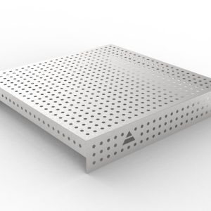 Nakładka nierdzewna 1200x1200 w siatce 50x50, fi16