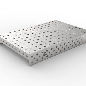 Nakładka nierdzewna 1500x1000 w siatce 100x100, fi28