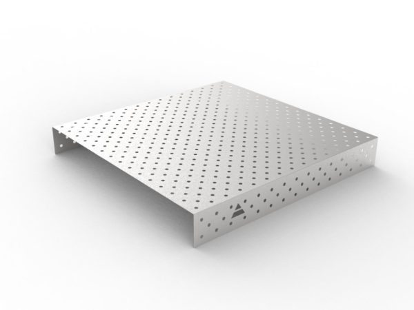 Nakładka nierdzewna 1500x1480 w siatce diagonalna, fi16