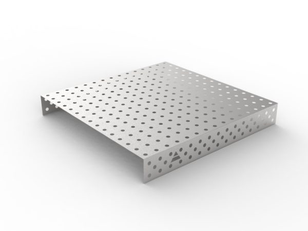 Nakładka nierdzewna 1500x1480 w siatce 100x100, fi28