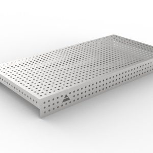 Nakładka nierdzewna 2000x1000 w siatce 50x50, fi16