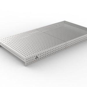 Nakładka nierdzewna 2400x1200 w siatce 50x50, fi16