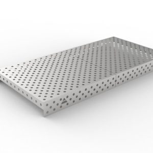 Nakładka nierdzewna 2400x1200 w siatce diagonalnej, fi28