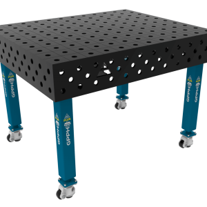 Stół Spawalniczy PLUS Rozmiar - 1200x1000mm, Siatka - 100x100mm, System - Φ28, Nogi - Na kołach