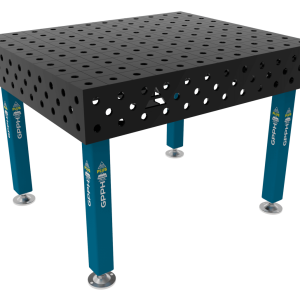 Stół Spawalniczy PLUS Rozmiar - 1200x1000mm, Siatka - 100x100mm, System - Φ28, Nogi - Na stopach