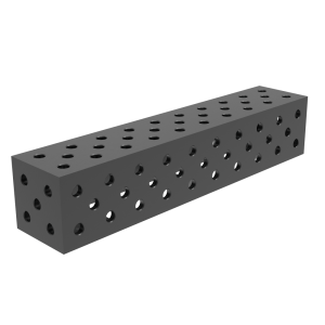 Welding connection block, 1000x200x200mm, Mesh - diagonal, System - Φ28