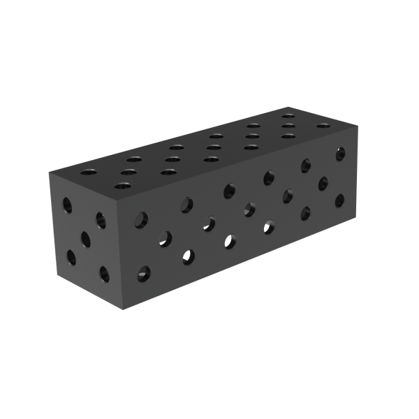 Łącznik, kostka 600x200x200mm, Siatka - diagonalna, System - Φ28