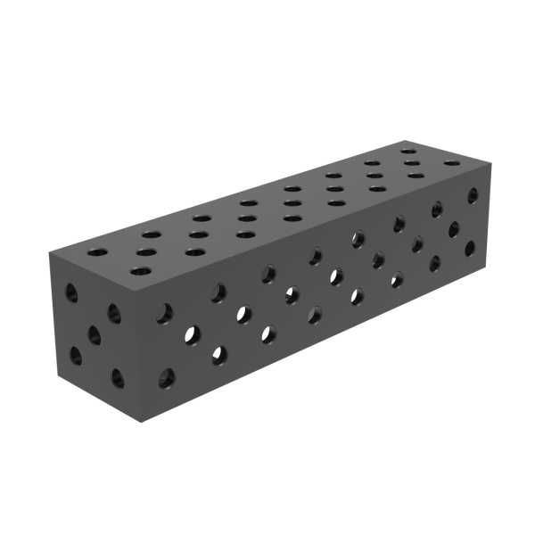 Łącznik, kostka 600x200x200mm, Siatka - diagonalna, System - Φ28