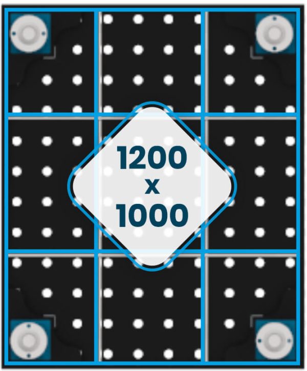 Stół Spawalniczy EXPERT 1200 x 1000 mm ożebrowanie