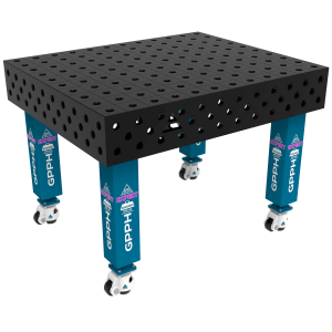 Stół Spawalniczy EXPERT Rozmiar - 1200x1000mm, Siatka - 100x100mm, System - Φ28, Nogi - Na kołach