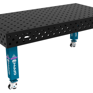 Stół Spawalniczy EXPERT Rozmiar - 2000x1000mm, Siatka - 100x100mm, System - Φ28, Nogi - Na kołach