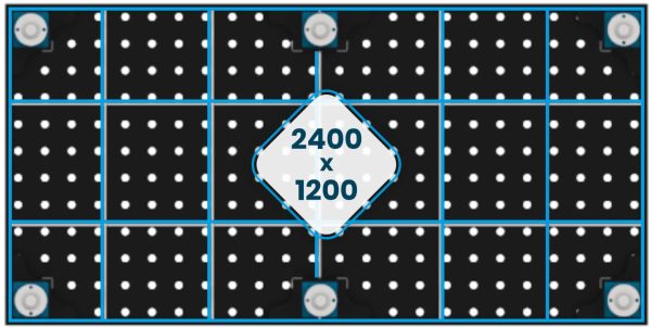 Stół Spawalniczy EXPERT 2400 x 1200 mm ożebrowanie