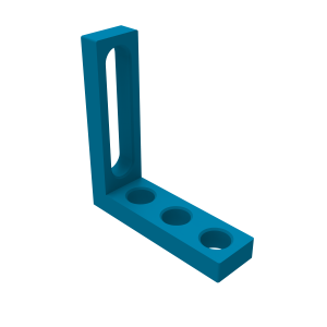 Kątownik 185x175mm, System - Φ28, Seria - EXPERT