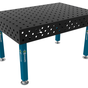 Stół Spawalniczy PLUS Siatka - 100x100mm, System - Φ28, Rozmiar - 1500x1000mm, Nogi - Na stopach