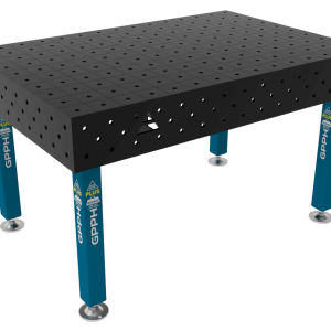 Stół Spawalniczy PLUS Siatka - 100x100mm, System - Φ16, Rozmiar - 1500x1000mm, Nogi - Na stopach